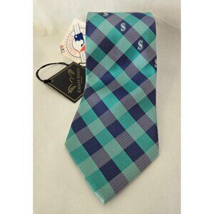 Seattle Mariners Licensed Necktie 56in Baseball Fanatic Officewear MLB
